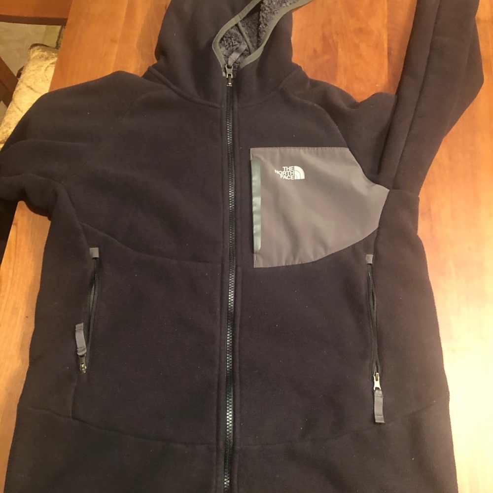 Boys North face fleece with Sherpa lining